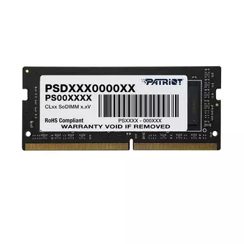 Память DDR4 SODIMM 32Gb, 2666MHz, CL19, 1.2 В, Patriot Memory, Signature Line (PSD432G26662S)