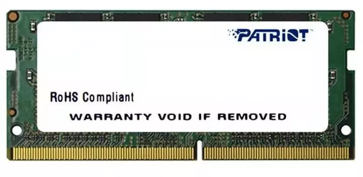 Память DDR4 SODIMM 8Gb, 2666MHz, CL19, 1.2 В, Patriot Memory, Signature (PSD48G266682S)
