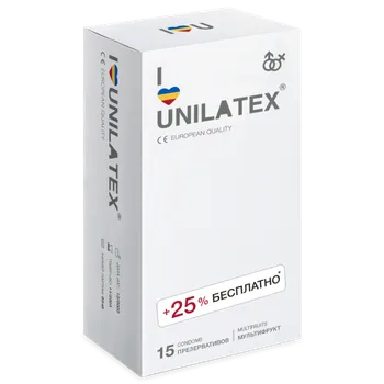 Презервативы Unilatex Multifruits, 15 шт.