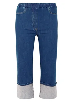 Джинсовые шорты YOEK Loose fit Jeans, темно-синий