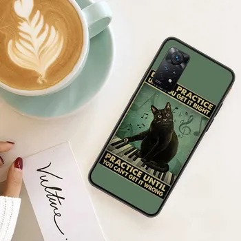 Чехол для телефона с забавным постером кота на каждый день для Redmi Note 13 Pro 5G Plus 12 12C 10 10A 10C 9 9A 9C 9T 8 8A K60 K70 Pro Xiaomi Redmi 6A