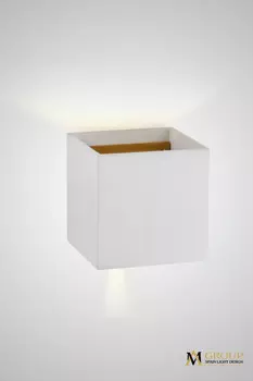 Бра AM Group AM113-2X5W WH+GL
