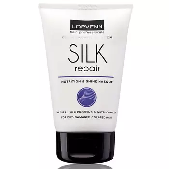 LORVENN HAIR PROFESSIONALS Интенсивная реструктурирующая маска с протеинами шёлка SILK REPAIR 100.0