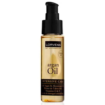 LORVENN HAIR PROFESSIONALS Интенсивное питательное масло-эликсир ARGAN OIL INTENSIVE CARE 50.0