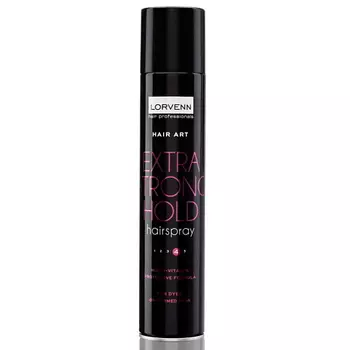 LORVENN HAIR PROFESSIONALS Лак для волос экстрасильной фиксации HAIR ART EXTRA STRONG HOLD HAIRSPRAY 400.0