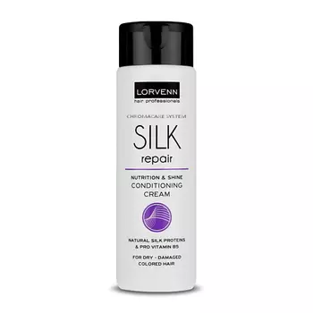 LORVENN HAIR PROFESSIONALS Реструктурирующий крем-кондиционер с протеинами шёлка SILK REPAIR 300.0