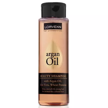 LORVENN HAIR PROFESSIONALS Шампунь ARGAN OIL для увлажнения и питания 300.0