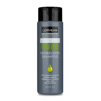 LORVENN HAIR PROFESSIONALS Шампунь COLORFIX PURE после окрашивания волос нейтрализующий 200.0