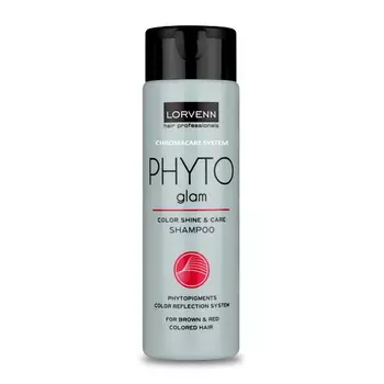 LORVENN HAIR PROFESSIONALS Шампунь PHYTO GLAM для коричневых и красных оттенков 300.0