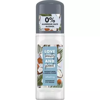 LOVE BEAUTY&amp;PLANET дезодорант шариковый КОКОСОВАЯ ВОДА И ЦВЕТЫ МИМОЗЫ