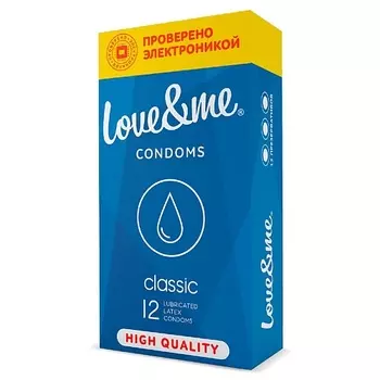 LOVE&ME Презервативы classic 12.0