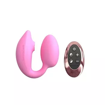 LOVE TO LOVE Cтимулятор клитора и точки G для пары WONDERLOVER - PINK PASSION