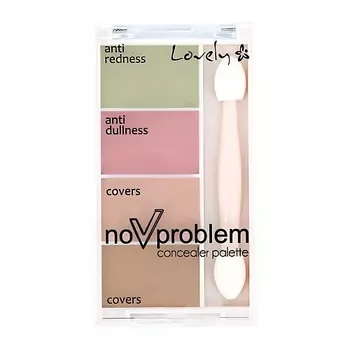 LOVELY Палетка консилеров для лица NO PROBLEM