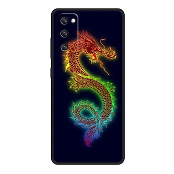 Полный чехол для телефона Samsung Galaxy S20 FE 2022 S21 Plus S8 S9 S22 Ultra 5G S10e S7 S10 с рисунком Бога Дракона Samsung S22 5G