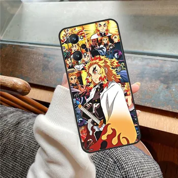 Чехол Rengoku Kyoujurou Demon Slayer для Realme C21 GT Master GT Neo2 8i 8 Pro, чехол для OnePlus 9 Pro 8T 9R Nord 2 Capa Realme GT(Neo)
