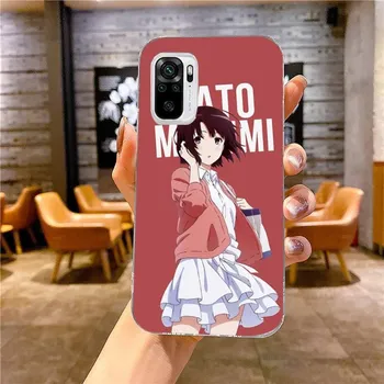 Katou Megumi Saekano Phone Case For Xiaomi 12 11T 10 9 Redmi Note 11 10 10S Pro Redmi 9 9A 8 Transparent Phone Cover Xiaomi 12-12X