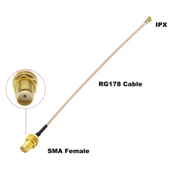 ALLiSHOP адаптер SMA female to U.FL IPX RG178