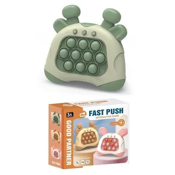 Модернизированная серия игровых приставок Quick Push, игрушки для детей, Push Bubble и Pop Light, антистрессовая сенсорная игрушка для взрослых