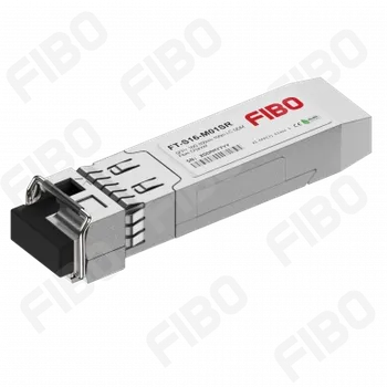 Модуль SFP+ FIBO, 100 м, LC, Tx:850 нм, Rx:850 нм, 16 Гбит/с, MM, двойной, DDM (FT-S16-M01SR)