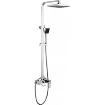 Душевая система Abber Wasserfall с изливом, хром (AF8616)