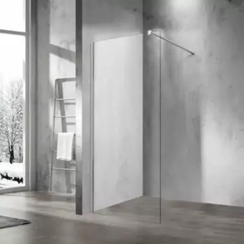 Душевая перегородка Vincea Walk-In VSW-1H 110х120х200 профиль хром, стекло прозрачное (VSW-1H110CL)