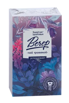 Фиточай Энергия Здоровья вечер релаксация, 2 г, 30 шт
