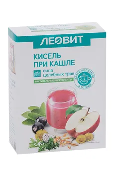 Кисель При кашле, 20 г, 5 шт, пакеты