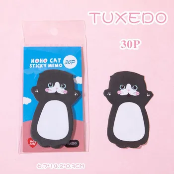 Kawaii Kitty стикер для заметок, блокнот для скрапбукинга, школьные канцелярские принадлежности, подарочная закладка, 1 шт.