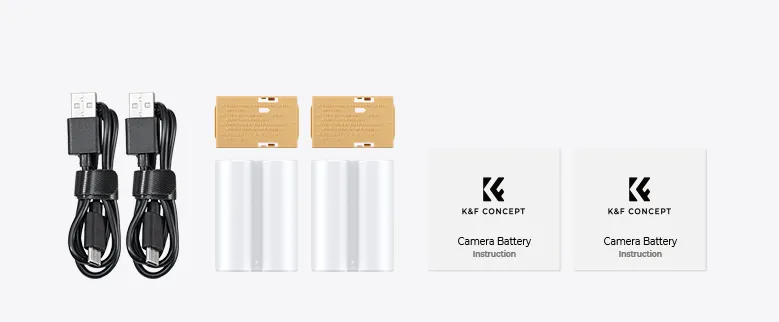 Комплект аккумуляторов K&F Concept NP-W235 Type-C (2шт) KF28.0025S1