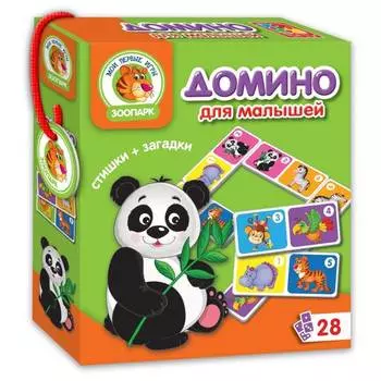 Игра VLADI TOYS VT2100-02 Зоопарк Домино