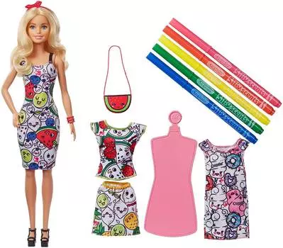 Игровой набор Barbie "Crayola с ароматной одеждой"