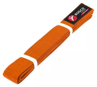 Пояс для карате 2.6 м Rusco Sport оранжевый