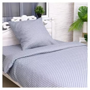 Постельное бельё 1,5 сп вестерн, серый, 150х210 см, 150х210 см, 70х70 см, бязь, 105 г/м, 100% хлопок