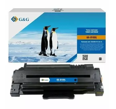 Картридж G&G GG-D105L черный (2500стр.) для Samsung ML-1910/1915/1916K/2525K/1911;SCX-4600/4605K/4610K/4623K