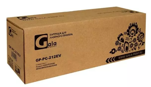 Картридж GalaPrint GP-PC-212EV для принтеров Pantum P2502/P2502W/M6502/M6502W/M6552NW 1600 копий