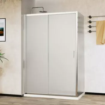 Душевой уголок Vincea City 120х90 рифленый, хром (VSR-5CT9012MT)