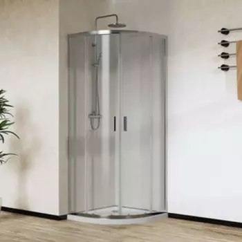 Душевой уголок Vincea City 90х90 прозрачный, хром (VSQ-5CT900CL)