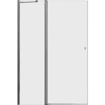 Дверное полотно Cezares Elena W 90х195 прозрачная, хром (ELENA-W-60/30-C-Cr)
