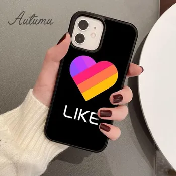 Чехол для телефона Likee Funny Cat Bear Love Heart для iPhone 11 12 13 14 Pro Max mini X XR XS SE 2020 6S 7 8 Plus Samsung S21 S22 iPhone 6plus