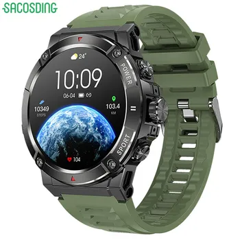 SACOSDING GPS Смарт-часы Bluetooth Звонок Женщины Мужчины 4G Память Монитор Здоровья Оффлайн Карта Умные часы Спорт Фитнес-Трекер Компас Часы