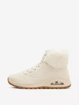 Кроссовки утепленные женские Skechers Uno Rugged, Бежевый, размер 36