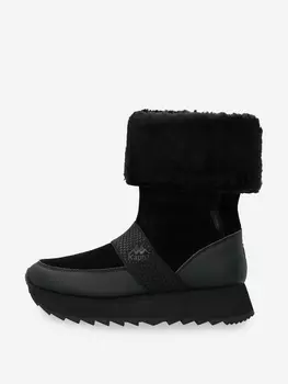 Кроссовки высокие утепленные женские Kappa Walk Tall Hi Wntr 2.0, Черный, размер 34.5