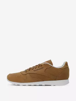 Кроссовки мужские Reebok CL LTHR Lux PW, Коричневый, размер 40.5