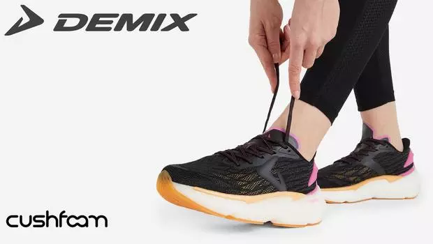 Кроссовки женские Demix Mystic Cushfoam, Черный, размер 37