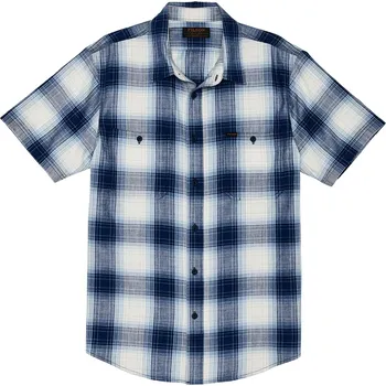 Хлопковая рубашка с коротким рукавом Filson, индиго