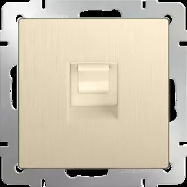 Розетка Ethernet RJ-45 (шампань рифленый) Werkel WL10-RJ-45 4690389085239