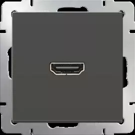 Розетка HDMI (серо-коричневый) Werkel WL07-60-11 4690389097485