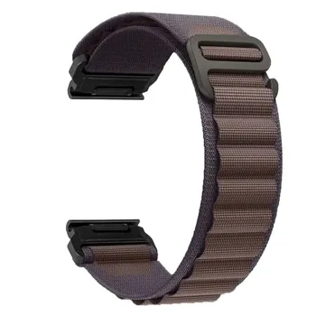 Нейлоновый быстросъемный ремешок 22 мм 26 мм для Garmin Fenix 7X 7 Pro Fenix 6X 6 5X 5Plus Tactix 7 Forerunner 965 955 Enduro 2 Loop Band 22mm синий