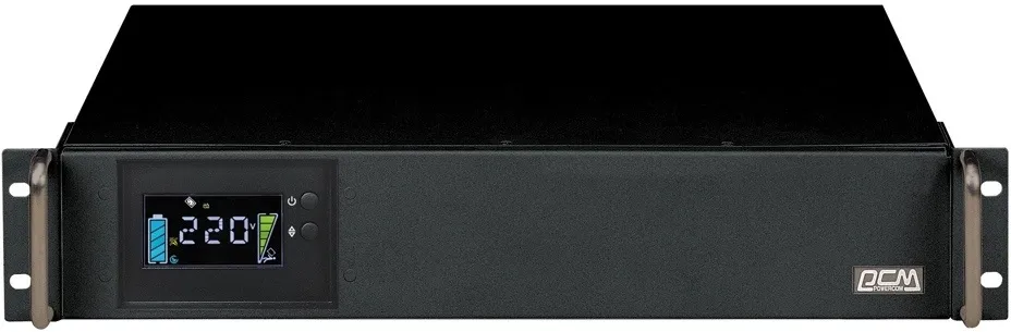 Источник бесперебойного питания Powercom KIN-1200AP LCD King Pro RM 960W 1200Va black