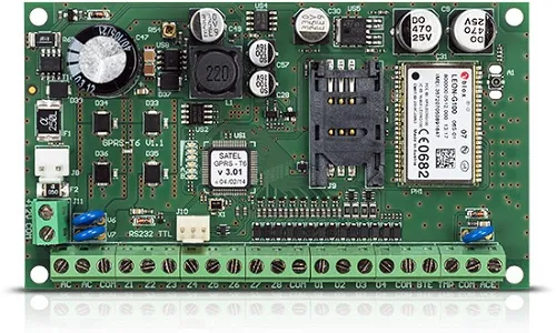 Модуль SATEL GPRS-T6 с бесперебойным БП, предназначен для осуществления мониторинга GPRS и SMS от любого ПКП или другого устройства, в пластиковом кор